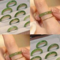Xanh Mận Trà Xanh Đồng Bằng Nhẫn Bồ Đề Gốc Handmade diy Cổ Cặp Đôi Trà Trắng Qinghuan Bạn Gái Trang Sức20240407
