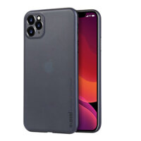 Xanh - Ốp lưng nhám siêu mỏng 0.3mm cho iPhone 11 Pro 5.8 inch hiệu Memumi có gờ bảo vệ camera - Hàng nhập khẩu - Xanh