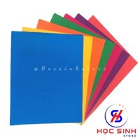 Xấp 70 Tờ Giấy Màu Thủ Công, 7 Màu Không Keo, Giấy Màu Mỹ Thuật 21,5x17cm Đồ Chơi Toy