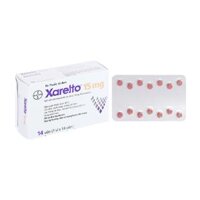 Xarelto 15mg Bayer 1 vỉ x 14 viên – Điều trị huyết khối tĩnh mạch