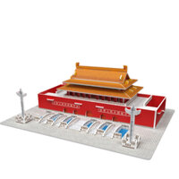 Xây dựng 3D xếp hình Quảng trường Thiên An Môn nổi tiếng của Trung Quốc Quà tặng trẻ em cha mẹ và con cái