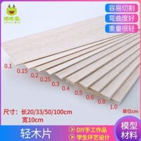 Xây dựng mô hình bảng cát liệu Tự làm ván handmade gỗ balsa máy bay mô hình máy bay tấm kim loại gỗ nhẹ gỗ ánh sáng