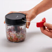 Xay tỏi ớt Dozzi máy tập giảm mỡ băm rau quả quả xách tay 6 lưỡi thép không gỉ 520ml , hàng đẹp giá rẻ