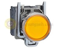 XB4BW35G5 – Nút nhấn nhả Ø22 1NO 1NC LED 48~120VAC màu vàng