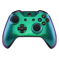 Xbox One Wireless Controller for Microsoft Xbox One - Custom Soft Touch Feel - Custom Xbox One Controller (Green & Purple Chameleon)