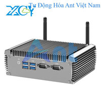XCY I7-4500U Intel Core Mini PC công nghiệp RS-232 2X cổng nối tiếp GbE LAN 4x USB hỗ trợ wifi Windows Linux