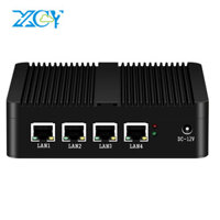 Xcy  Mini PC Intel Celeron j4125 Quad-Cores 4x LAN 2.5g i225v i226v Card mạng mềm Router pfsense opnsense