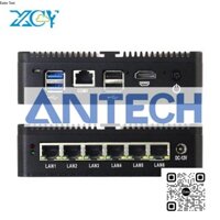 XCY  Mini PC Router 12th Gen Intel Celeron J6412 Processor 6x Intel i226V 2.5G LAN Support Windows Linux Pfsense OpenWrt