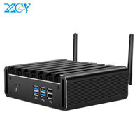 XCY X31Y Fanless Mini PC Intel Core Processor i7 5500U i5 5200U i3 5005U WiFi Gigabit Ethernet Win Linux Thin Client