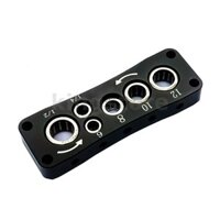 Xd002 Giá đỡ loại bỏ máy phay Thép Carbon cao Nhẹ 0Durable Đa năng Tương thích với nhiều kích thước máy cắt Công cụ chế biến gỗ thiết yếu