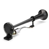 Xe 12-24V 150dB Tín Hiệu Không Khí Sừng Ống Dài Đơn Đen Không Khí Sừng Siêu Lớn Đơn Trumpet Loa Cho Thuyền Tàu Autombiles