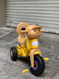 Xe 3 bánh thổi gấu Teddy - sản phẩm xe trẻ em thiết kế nhỏ gọn, đẹp mắt