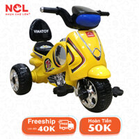 Xe 3 Bánh Trẻ Em Nhựa Chợ Lớn Vespa 72 (Có nhạc) Dành Cho Bé Từ 2 - 4 Tuổi - M1789B-X3B