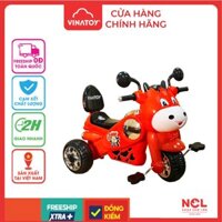 Xe 3 Bánh Trẻ Em Vinatoy Nhựa Chợ Lớn hình Vespa Bò Con (Không nhạc) - M1803A-X3B cho bé từ 2 đến 4 tuổi