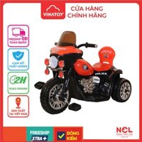 Xe 3 Bánh Trẻ Em Vinatoy Nhựa Chợ Lớn Motor Police One - M1724-X3B cho bé từ 2 đến 4 tuổi