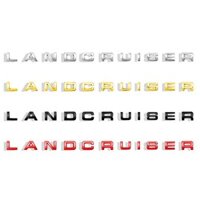 Xe 3D Kim Loại Trang Trí Chữ Logo Đề Can Miếng Dán Cho Xe Toyota Land Cruiser Biểu Tượng Xe Trước Đầu Hood Bảng Chữ Cái Huy Hiệu Kiểu Dáng Xe
