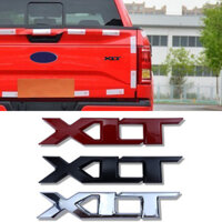 Xe 3D Kim Loại XLT Logo Chữ Thân Xe Huy Hiệu Quốc Huy Đề Can Miếng Dán Cho Xe Ford F150 F-150 Ranger T6 XLT Phụ Kiện Trang Trí