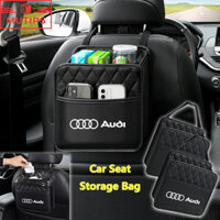 Xe Audi Ghế Sau Túi Bảo Quản Da Chống Thấm Nước Tổ Chức Treo Hộp Rác Cho A3 8l 8Y A1 Q5 TT mk2 A5 A4 B7 B8 B5 B9 B10 A6 C7 C6 C8 Q7 Q3 Q2 Q8 E-tron