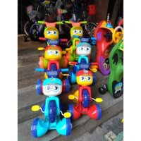 xe ba bánh con kiến gấp gọn