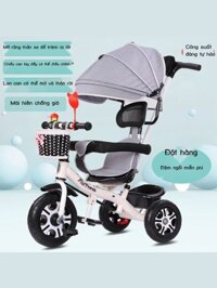 Xe ba bánh trẻ em Aotong Xe đẩy trẻ em 1-2 tuổi 3-6 xe đạp trẻ em nam nữ cỡ lớn