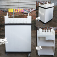 Xe Bán Cafe Mang Đi Nhỏ Gọn Màu Trắng Đẹp