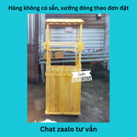 Xe Bán Cafe Ngang 60cm Giá Tại Xưởng