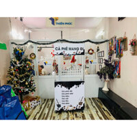 Xe bán cafe take away lắp ráp khung sắt ốp Fomat