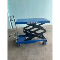 Xe bàn nâng đẩy tay 350kg nâng cao 1500mm