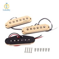 Xe bán tải cuộn dây đơn màu be Lohobby cho đàn guitar điện ST, cầu giữa cổ cao cấp