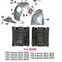 Xe Bánh Trước Vòm Fender Lót Bảng Điều Khiển Truy Cập Nắp Bao Bóng Đèn Pha Thay Thế Cho Xe BMW F20 F30 F34 F33 F36 1 3 4 Series