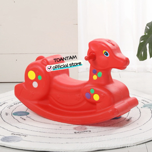 Xe bập bênh nai có bảo hiểm (nhựa Chợ Lớn)