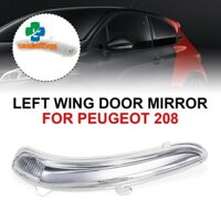 Xe Bên Cánh Cửa Gương Báo Repeater Blinker Ống Kính Không Bóng Đèn Cho Xe Đạp Peugeot 208 2008-2017