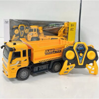 Xe ben điều khiển 4 chiều, xe công trình điều khiển từ xa có hiệu ứng âm thanh, ánh sáng cho bé N24