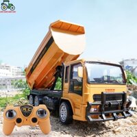 Xe ben - Điều khiển từ xa (RC), nâng hạ thùng ben, lốp cao su; xe công trình; MCT10&16
