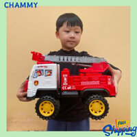 Xe ben, máy xúc, cứu thương, cứu hỏa, cần cẩu, bồn, cảnh sát police đồ chơi cho bé trai xe ô tô chở cát size to
