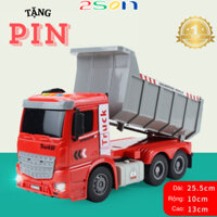 Xe Ben, Xe Chở Hàng Cỡ Lớn 29CM 2SON,Tặng Kèm Pin, Mở Được Thùng Hàng, XB01 - Đồ Chơi Cho Trẻ Em - Toy Xe Ben mô hình  x