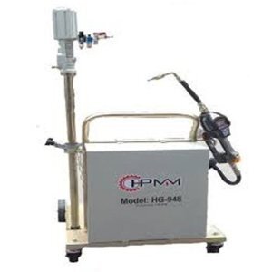 Xe bơm dầu thùng phuy có đồng hồ định lượng HG-948