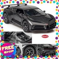 Xe BUGATTI CENTODIECI mô hình siêu xe tỉ lệ 1:32 kiểu dáng sang trọng chạy cót sơn tĩnh điện 15.5X6.5X4.5cm