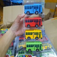 Xe buýt Tayo bus đồ chơi trẻ em bộ 4 chiếc bằng nhựa