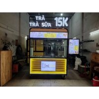 xe cafe take Away Di Động được chọn màu theo yêu cầu,Xe bán cà phê mang đi phù hợp học sinh, sinh viên