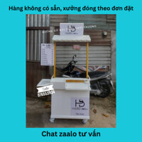 Xe Cafe Take Away Màu Trắng Xinh Xắn