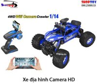 Xe camera điều khiển từ xa Rock Crawler 1-14 HD kết nối iphone - android