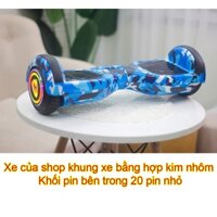 Xe cân bằng điện 2 bánh 6.5 inch loa Bluetooth và đèn LED ( cam kết pin và khung xe chuẩn)