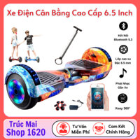 Xe Cân Bằng Điện 2 Bánh 6.5 Inch,Kết Nối Bluetooth Có Đèn Led