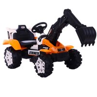 Xe cần cẩu điện trẻ em – Máy xúc đất cho bé HSD 6105