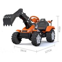 Xe cần cẩu máy xúc điện cho bé