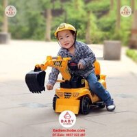 Xe cần cẩu máy xúc điện trẻ em WJ 158, 1-2 tuổi