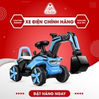 Xe cần cẩu múc có bàn đạp chân ga 6188 cho bé