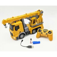 Xe Cần Cẩu Size Lớn Scale 1:24 ĐIều Khiển, Pin Sạc  7 Kênh, Sóng 2.4Gh, Xa, Không Trùng