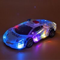 Xe Cảnh Sát Điều Khiển (Xe McQueen, Xe Siêu Nhân) - Đèn LED 3D Nhiều Màu Sắc Đẹp Mắt [Nhiều Mẫu]
